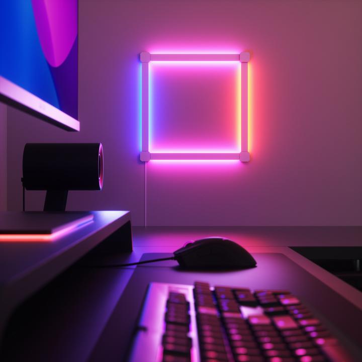 Produktbild Nanoleaf Lines Squared Starter Set (Mehrfarbig, 252 cm, Indoor)