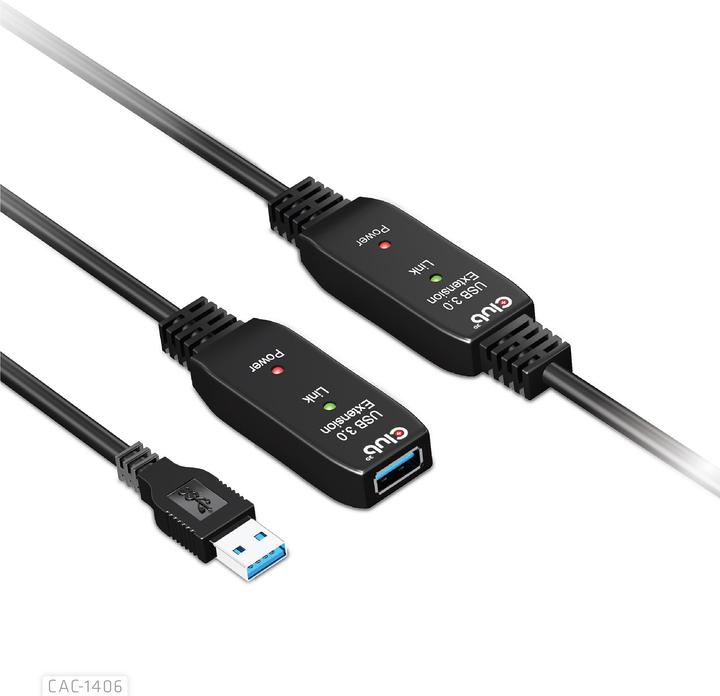 Immagine prodotto Club 3D USB A – USB A (15 m, USB 3.2, 12 W)