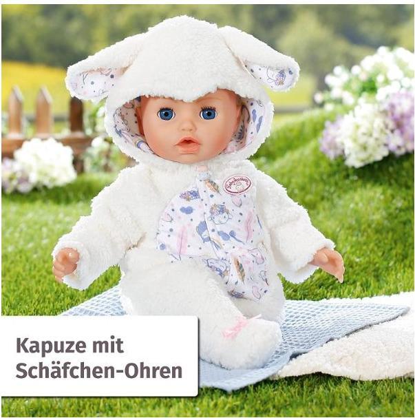 Produktbild Baby Annabell Zapf 709825 Kuschelanzug Schaf 43cm
