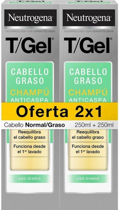 Immagine prodotto Neutrogena Gel Shampoo Forfora Grassa (2 x 250 ml) (500 ml, Shampoo liquido)
