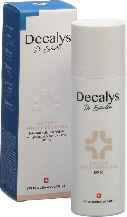 Actual product image Decalys Lotion multi defense SPF50 30ml (Sun cream face, SPF 50, 30 ml, 109 g)