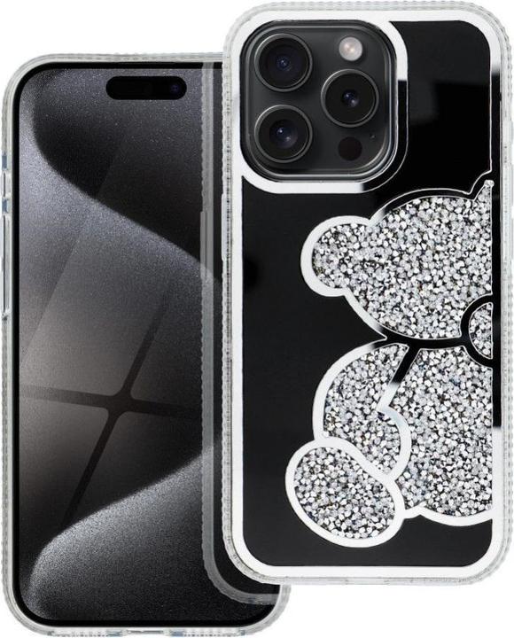 Produktbild OEM Back panel cover TEDDY BEAR Case for IPHONE 15 Pro Max silver (Apple iPhone 15 Pro Max)