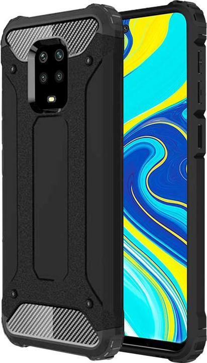 Produktbild Techsuit - Hybrid Armor - Xiaomi Redmi Note 9S / Note 9 Pro / Note 9 Pro Max - Black (Xiaomi Redmi Note 9 Pro, Xiaomi Redmi Note 9S, Xiaomi Redmi Note 9 Pro Max)
