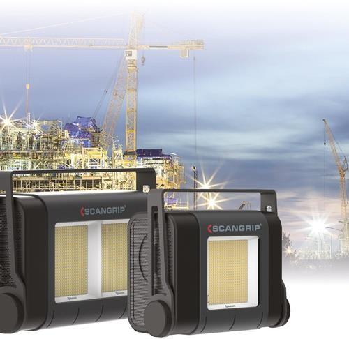 Actual product image Scangrip SITE LIGHT 60 LED construction floodlight, 10000 - 60000 lm, 630 W, Bluetooth (80000 lm)