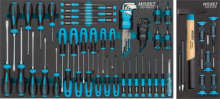 Actual product image HAZET Tool trolley 179NXXL-7/340 W959xD518xH1020mm 600 kg 7 drawers 340 pieces sheet steel (340 x)