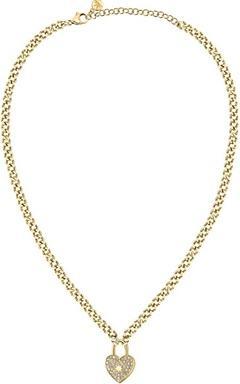 Morellato Romantic Gold Plated Necklace with Abbraccio SABG25 Crystals