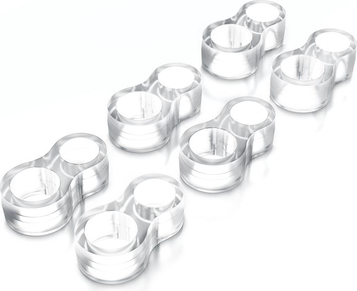 Bearware Door handle buffer (6 Piece, 4.5 x 2.5 x 1.5 cm)