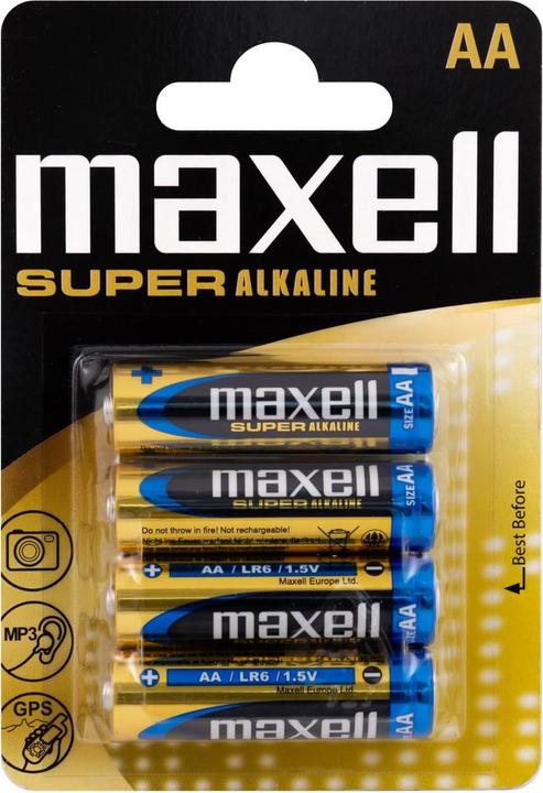 Maxell Super Alkaline (4 pcs., AA)