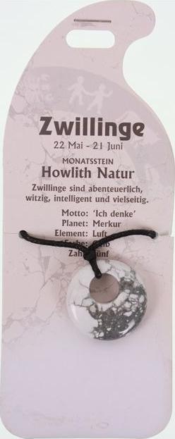 Immagine prodotto Roost Collana Gemini G251 Howlith naturale (Natura howlite)