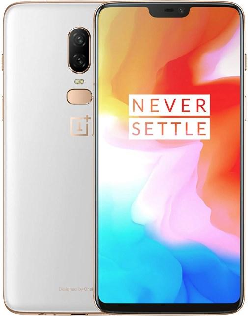 OnePlus 6 (128 Go, Silk White, 6.28", Double SIM, 16 Mpx, 4G)
