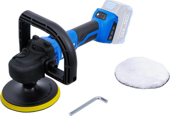 Produktbild BGS Akku-Polier- und Schleifmaschine | bürstenlos | 18 V | ohne Akku (Exzenterpolierer)