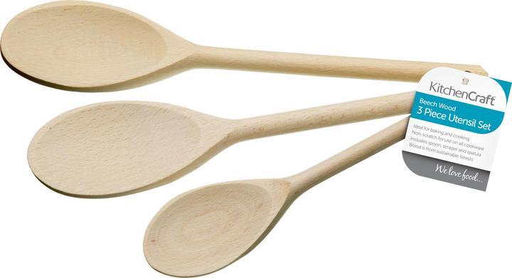 Actual product image Kitchen Craft Beech wood spoon