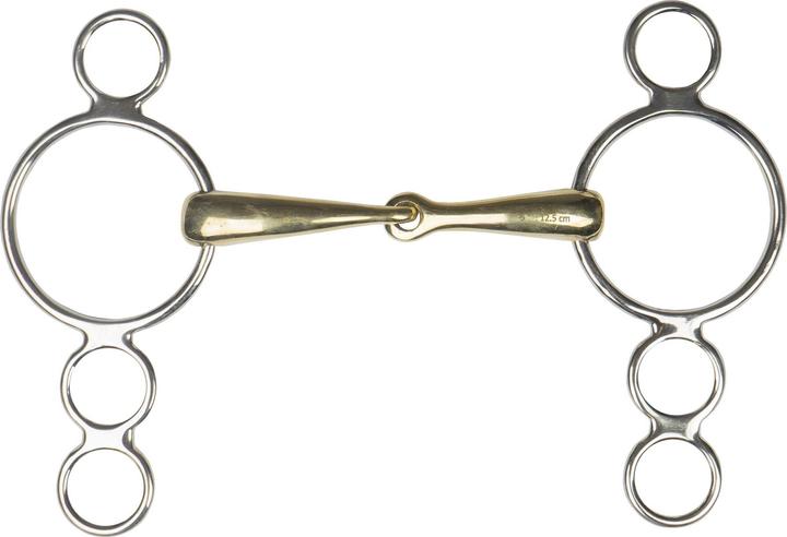 Actual product image Horka Bit pessoa 3 rings for horse