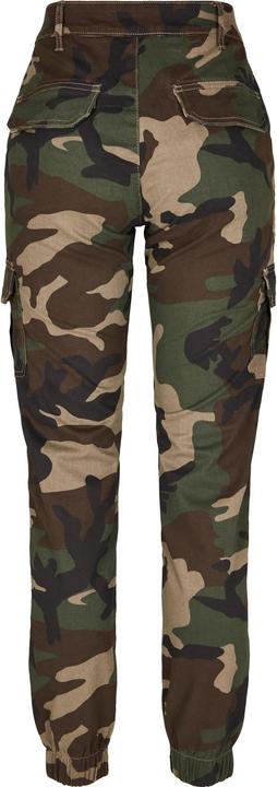 Actual product image Urban Classics Ladies High Waist Camo Cargo Pants (28)
