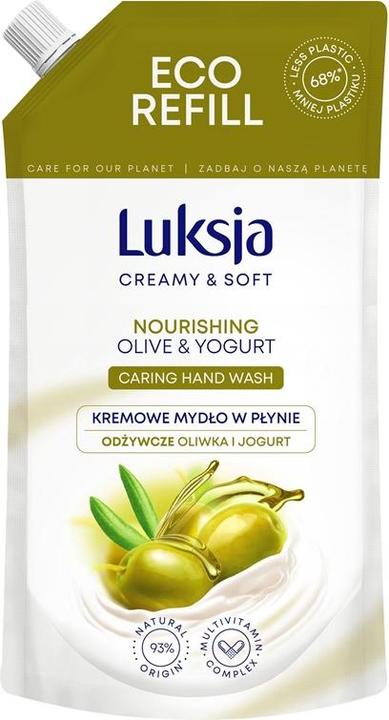 Luksja Liquid Soap Refill Luskja Oliv&Yog 400ml (Flüssigseife, 400 ml)