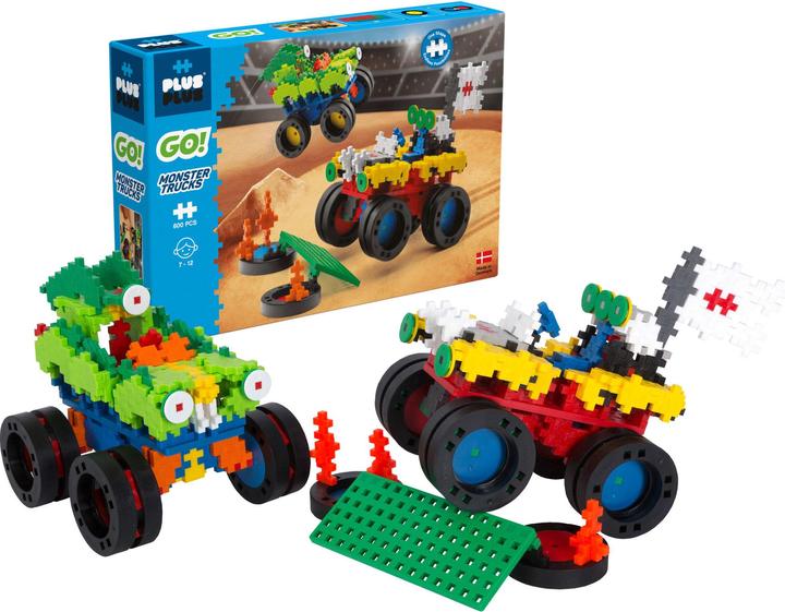 Plus-Plus Kreativ Bausteine Monster Trucks