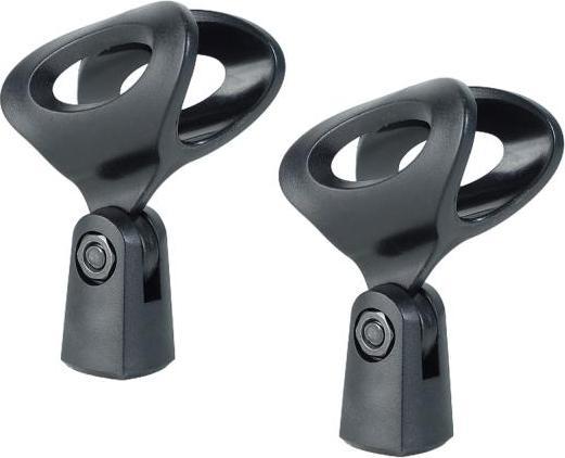 Actual product image keepdrum MH10 universal microphone clamp 2 pieces