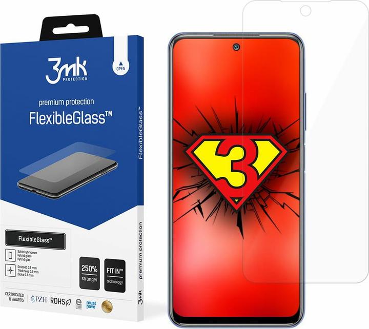Actual product image 3MK FlexibleGlass Lite Display Film (1 Piece, Xiaomi Redmi 10)