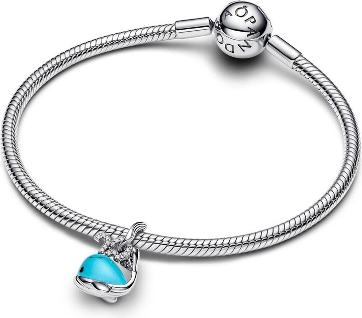 Immagine prodotto Pandora Ciondolo pendente balena color turchese (Argento 925)