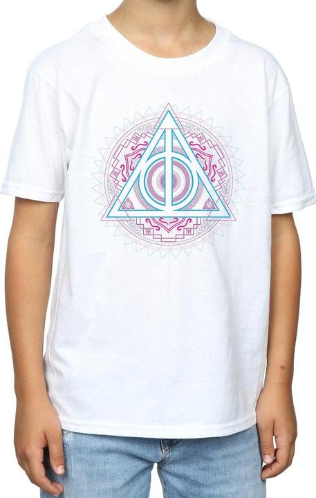 Immagine prodotto Neon Deathly Hallows Maglietta Ragazzi (140, 146)