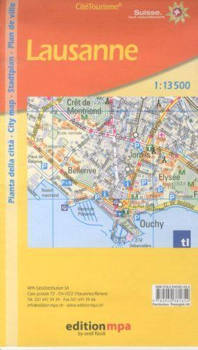 Produktbild Lausanne Cité Tourisme 1:13 500 (Französisch, Englisch, Collectif, 2011)
