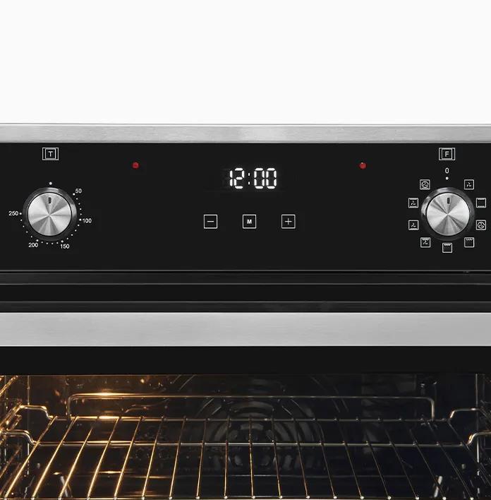Immagine prodotto Exquisit EBE76-9-H-020 inox, forno da incasso