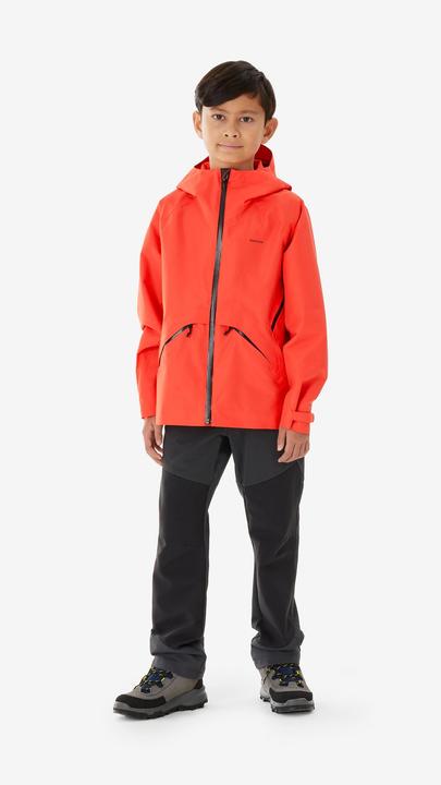 Actual product image Quechua Wanderjacke MH900 Kinder Gr. 122–170 wasserdicht Wandern orange