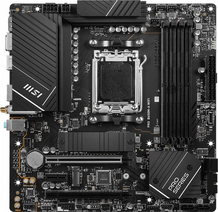 MSI Pro B650M-A WIFI (AM5, AMD B650, mATX)