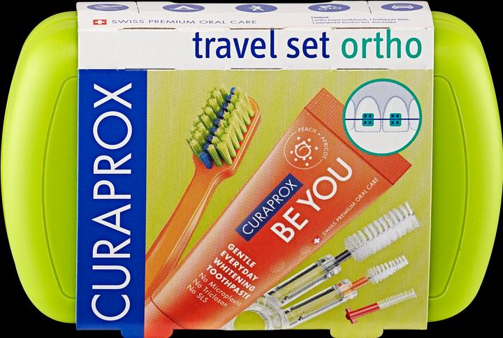 Actual product image Curaprox Travel Set Ortho green (Soft, 1 x)
