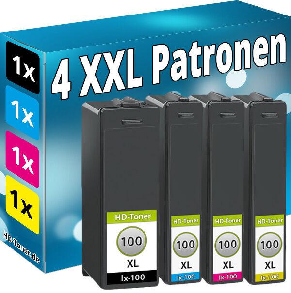 Produktbild Druckfuxx 4x TINTE PATRONEN für LEXMARK 100XL S300 S301 S305 S308 S815 S816 S608
