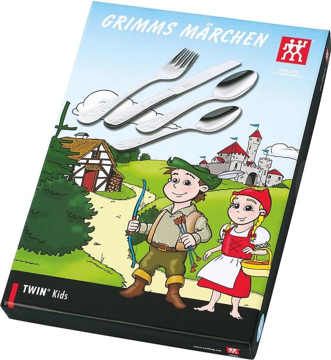 Actual product image Zwilling Children's cutlery Grimms fairy tale 4 pieces.