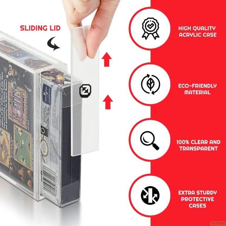 Produktbild Evoretro Acrylgehäuse 2er-Pack für Gameboy/Gameboy Advance Spiele (DSi XL)
