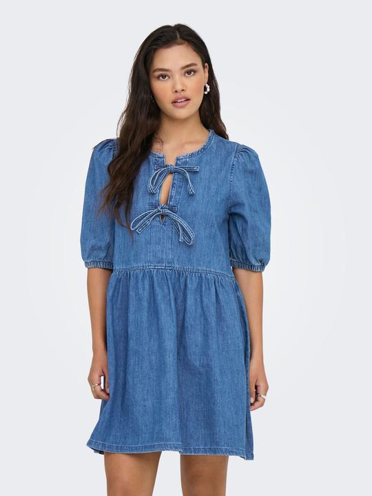 Actual product image Only Onlclara Puff Bow Dress Dnm Akm (M)