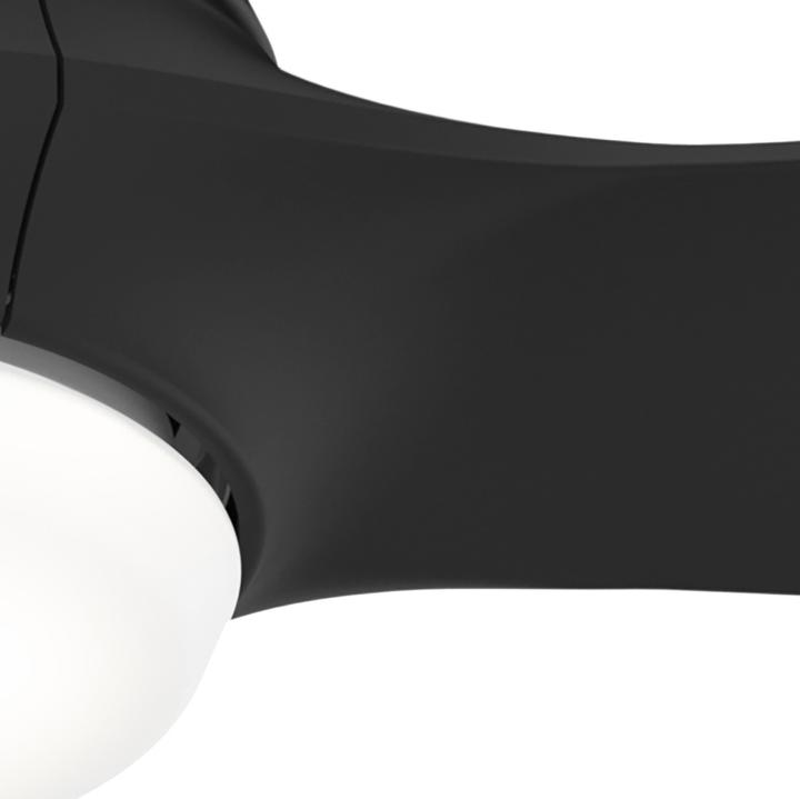 Actual product image Hunter Fans DC Deckenventilator Calabasas Schwarz mit LED (40 dB)