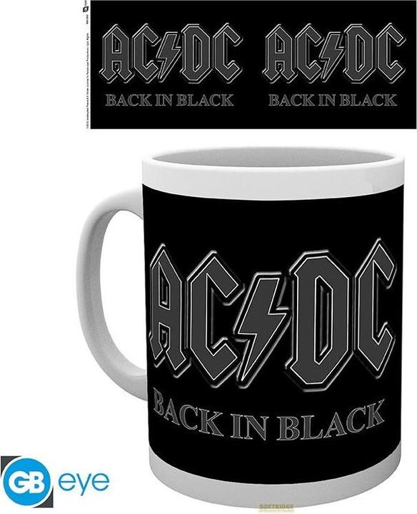 Image du produit GB Eye ACDC - Mug - 320 ml - Back In Black - subli - box x2 (320 ml, 2 x)