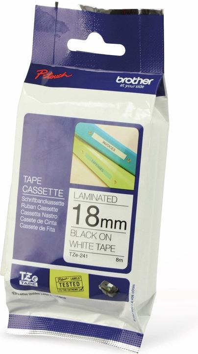 Image du produit Brother TZe-241 (1.80 cm, Noir, Blanc)