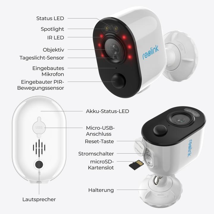 Produktbild Reolink Home Hub Argus B310 Security System (2304 x 1296 Pixels)