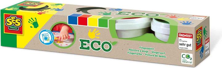 Actual product image Ses ECO finger painting (Green, Red, Yellow, 110 ml)