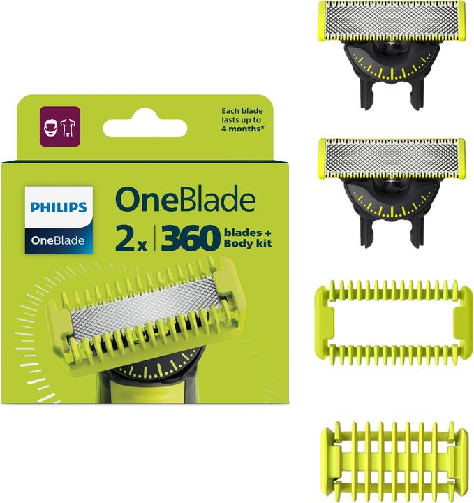 Actual product image Philips OneBlade Face + Body Kit (1 x)