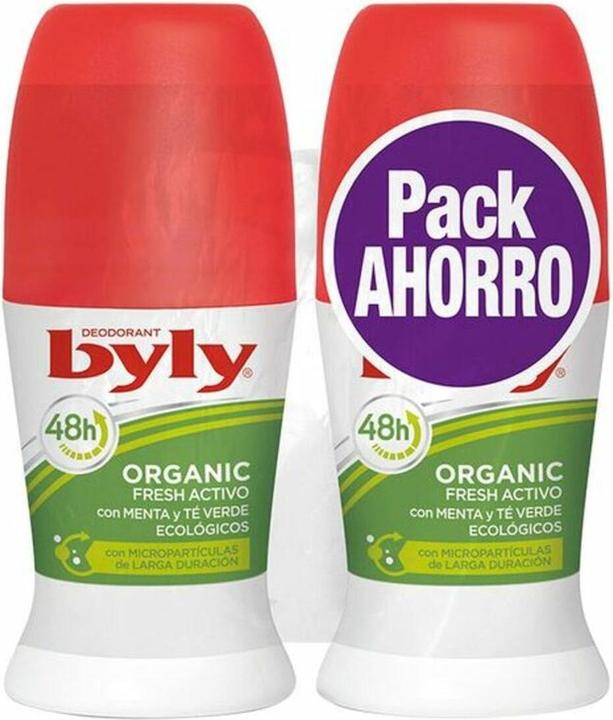 Actual product image Byly Organic Extra Fresh Deo Roll-On Lote 2 pz (Roll-on, 50 ml)