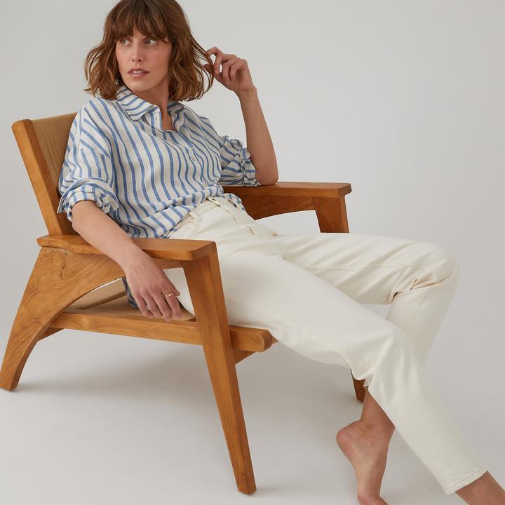 La Redoute Collections Boyfit-Jeans mit hohem Bund