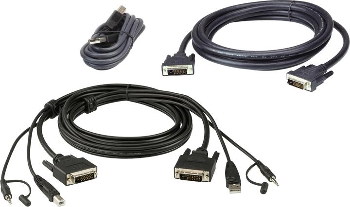 Aten Set di cavi KVM 2L-7D02UDX3
