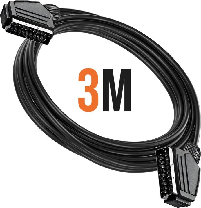 Produktbild LinQ Scart-Videokabel 3m (3 m, Scart)