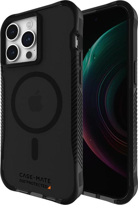 Immagine prodotto Case-Mate Tough Grip Plus D3O MagSafe - Custodia per iPhone 15 Pro Max (nero/fumo) (Apple iPhone 15 Pro Max)