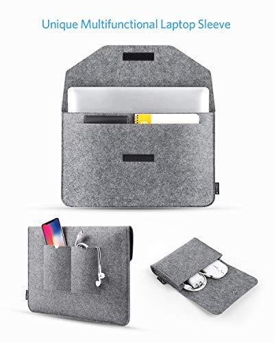 Produktbild Only-Bags.Store 13,3 Zoll Laptop-Tasche, Filz-Laptop-Schutzhülle mit zusätzlicher Filztasche und Mauspad