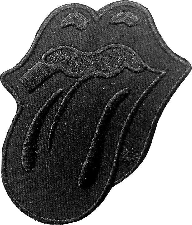 Actual product image The Rolling Stones Classic Tongue Double Sided Patch Keyring