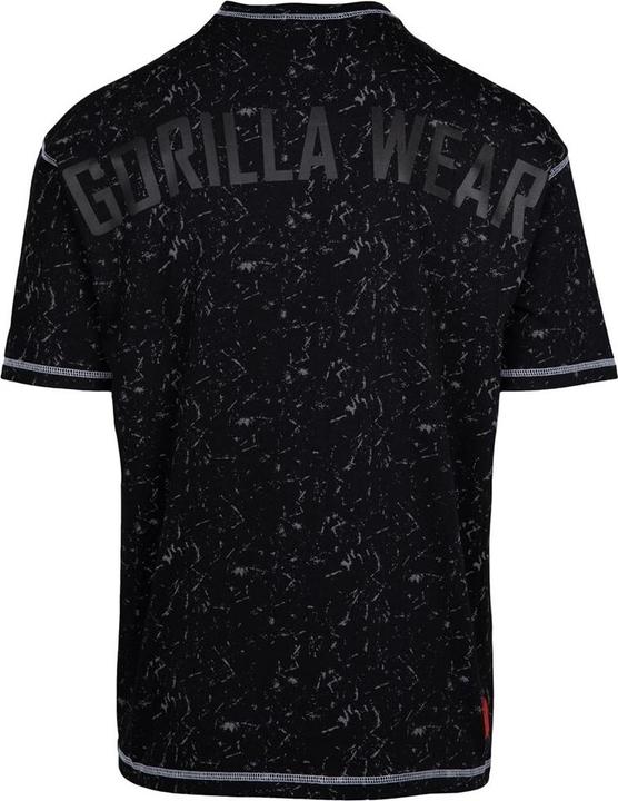 Produktbild Gorilla Wear Saginaw Oversized T-Shirt - Schwarz Meliert (XXL)