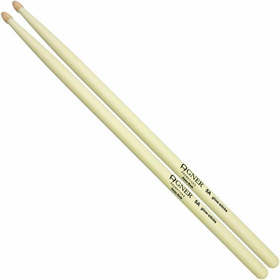 Actual product image Agner 5A UV Glow Drumsticks withkeepdrum 5A (Drum set)