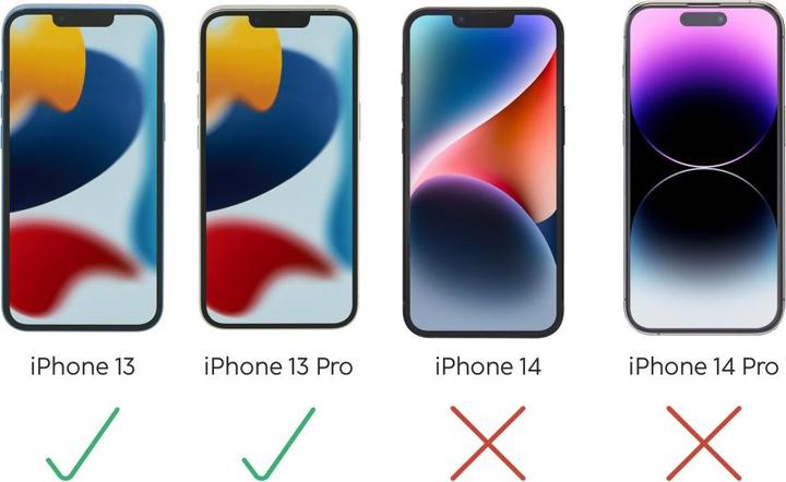 Produktbild Hama Hiflex Eco (1 Stück, Apple iPhone 14, Apple iPhone 13 Pro)