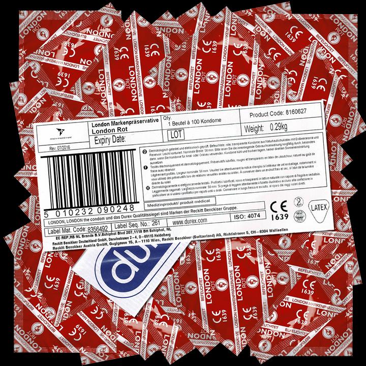 Image du produit London Rouge (100 pcs)